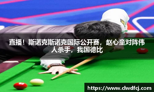 直播！斯诺克斯诺克国际公开赛，赵心童对阵伟人杀手，我国德比